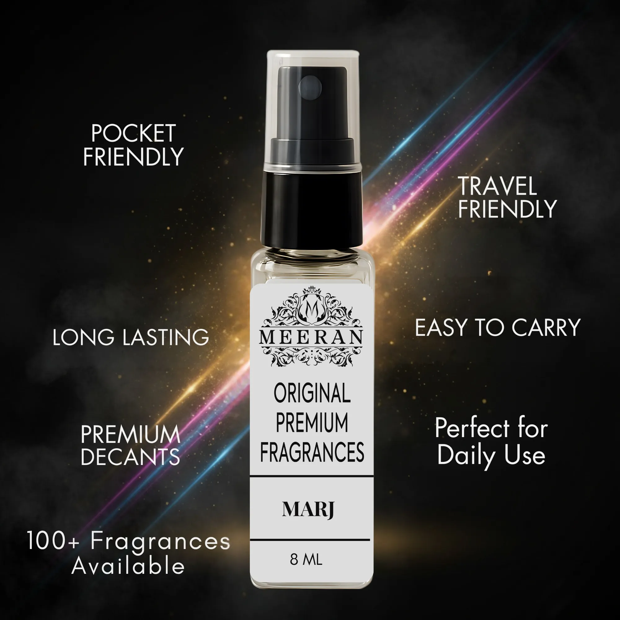  Ahmed al maghribi Marj (8ML) Long-Lasting Perfume for Men and Women | Decented From Original Bottle